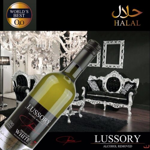 Lussory Premium Bianco Chardonnay 0,0% cert. Halal analcolico da vino  dealcolato Made in Spain – Zeroalcol