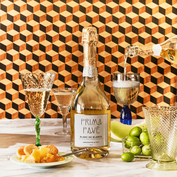 Prima Pavè Blanc de Blancs spumante analcolico 0,0% alcohol free 100% Made in Italy - immagine 4