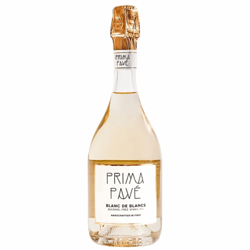 Prima Pavè Blanc de Blancs spumante analcolico 0,0% alcohol free 100% Made in Italy