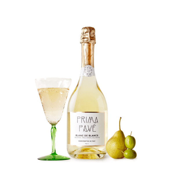 Prima Pavè Blanc de Blancs spumante analcolico 0,0% alcohol free 100% Made in Italy - immagine 3