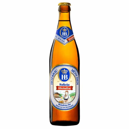 HB Hofbrau Munchen Hell alkoholfrei birra chiara analcolica