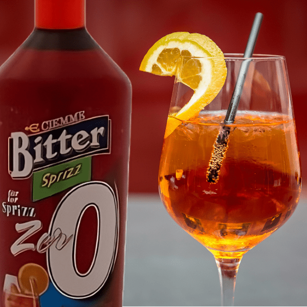 Bitter Zero analcolico per spritz alcohol free bitter 0,0 1L - immagine 4