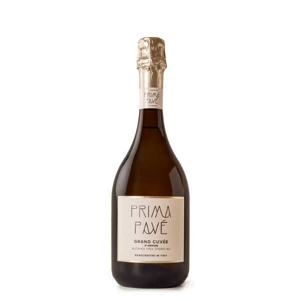 Prima Pavè Grand Cuvée spumante analcolico Premium 0,0% alcohol free 100% Made in Italy