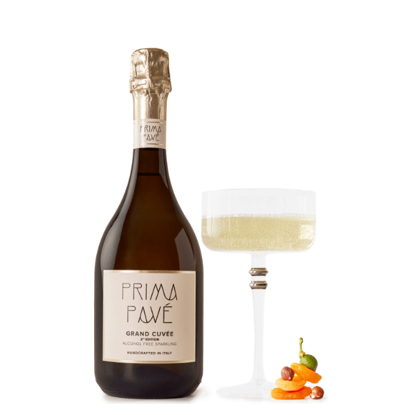 Prima Pavè Grand Cuvée spumante analcolico Premium 0,0% alcohol free 100% Made in Italy - immagine 2