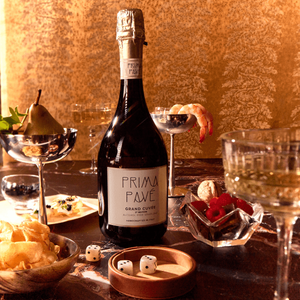 Prima Pavè Grand Cuvée spumante analcolico Premium 0,0% alcohol free 100% Made in Italy - immagine 5