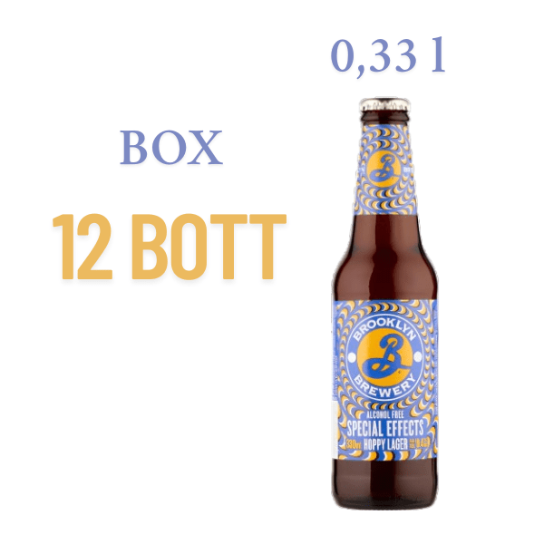 Brooklyn Special Effects birra analcolica Brooklyn Brewery box 12 bottiglie