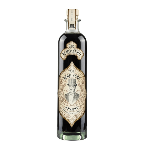 Dr Zero Zero AmarNo Amaro Analcolico <0,5% - Amaro Italiano Senza Alcol - ZeroAlcol